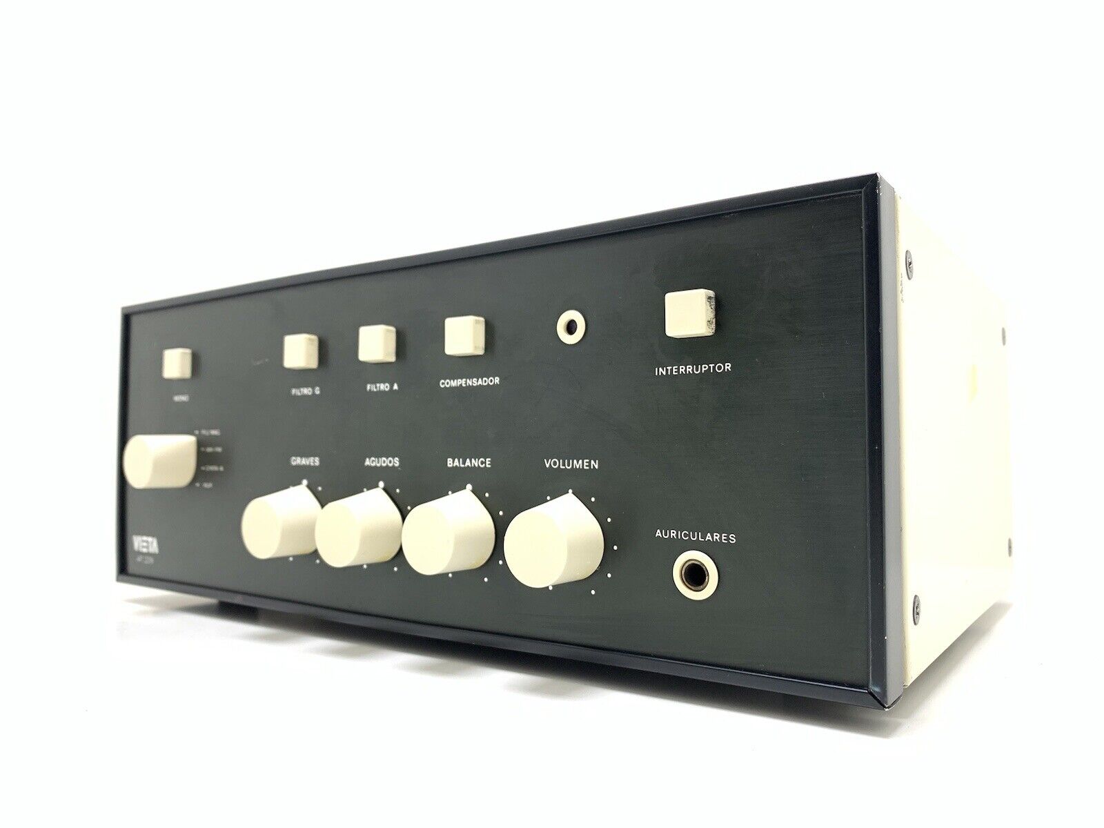 VIETA AT-229 B Integrated Stereo Amplifier 2 X 30 WRMS Vintage WORKING Good Look