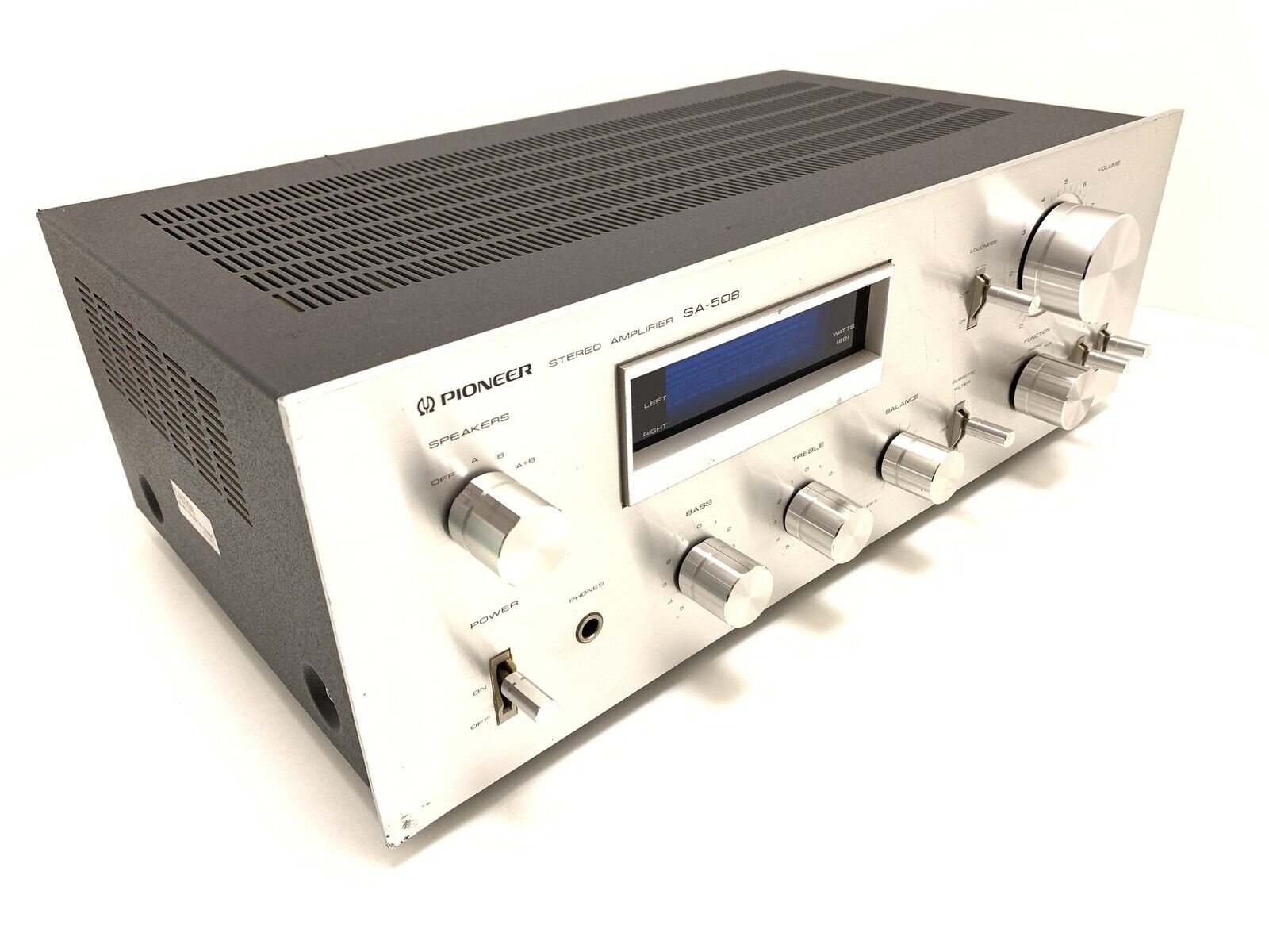 PIONEER SA 508 Stereo Amplifier 2X 25Watts RMS Vintage 1979 Hi Fi WORK VERY GOOD