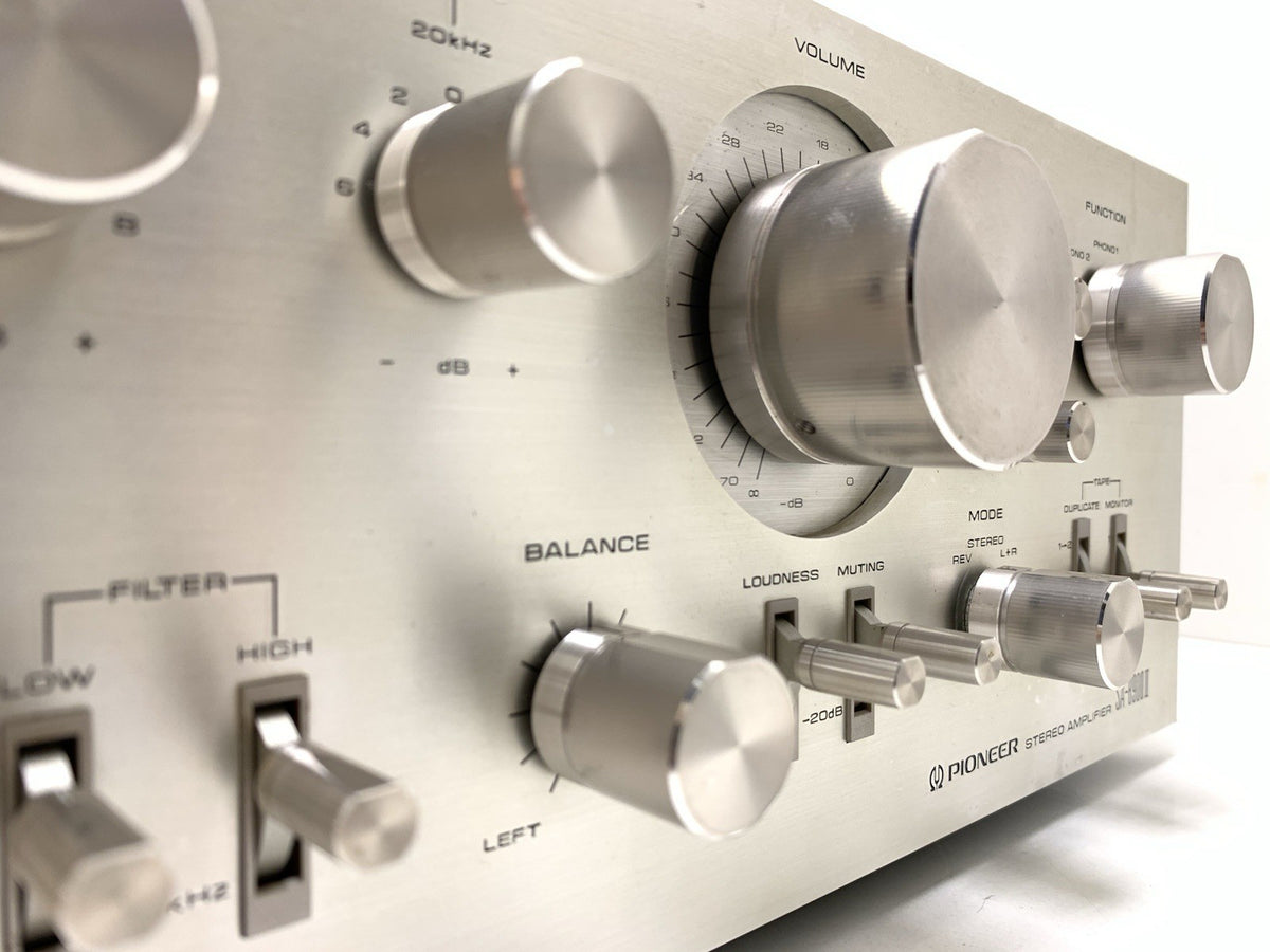 PIONEER SA 8900 II SA 9500 II Stereo Amplifier 80+80 WRMS Vintage Work Good Look