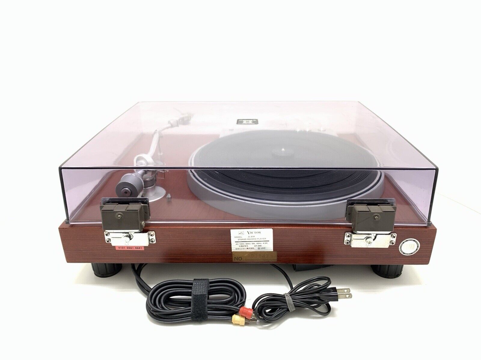 JVC VICTOR JL-B44 Turntable 2 Speed Direct Drive Vintage 1973 Work Good Look