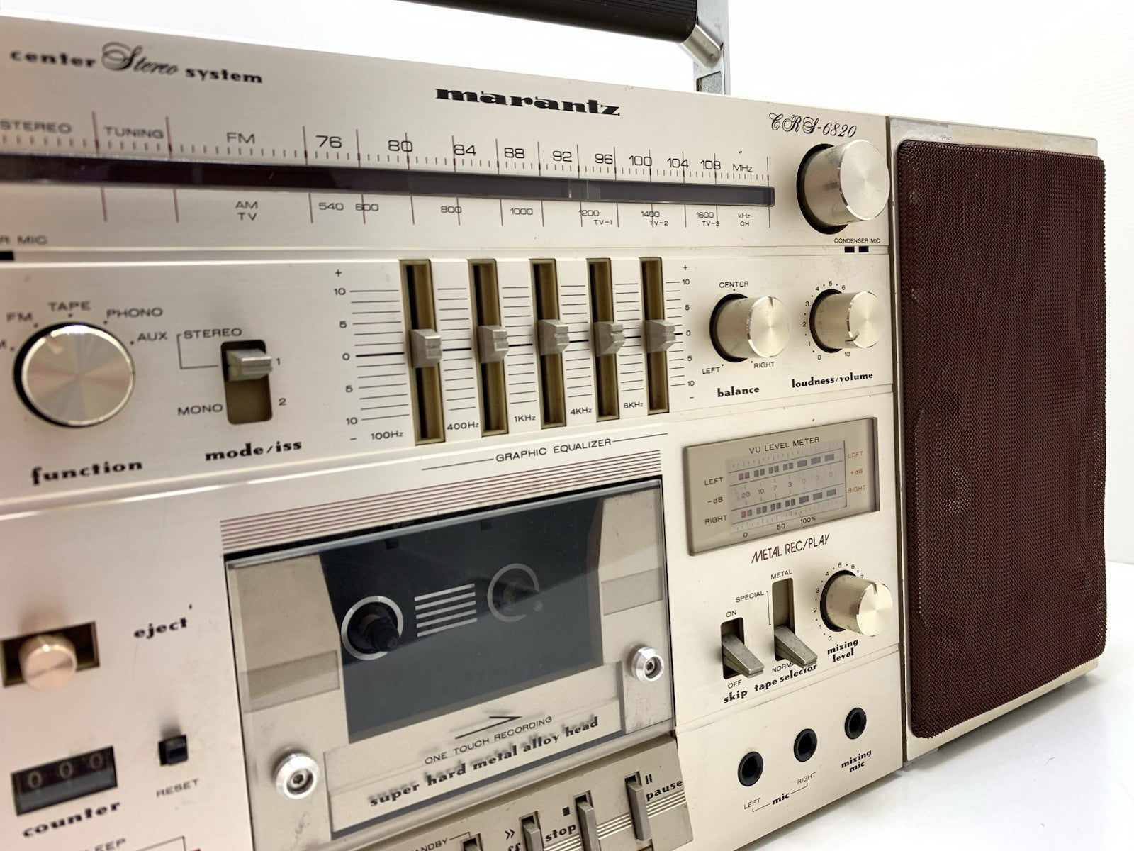 MARANTZ CRS 6820 RARE BOOMBOX STEREO Radio Cassette Vintage 1981