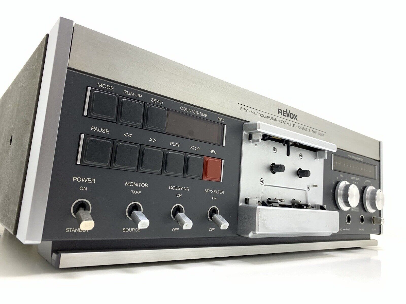 REVOX B 710 Stereo Cassette Tape Deck 3 Heads Vintage 1981 Hi End WORK Good Look