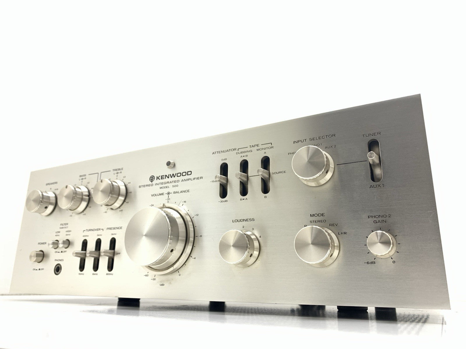 KENWOOD Model 500 SUPREME Integrated Amplifier 2X 100WRMS Vintage 1975 Good Look