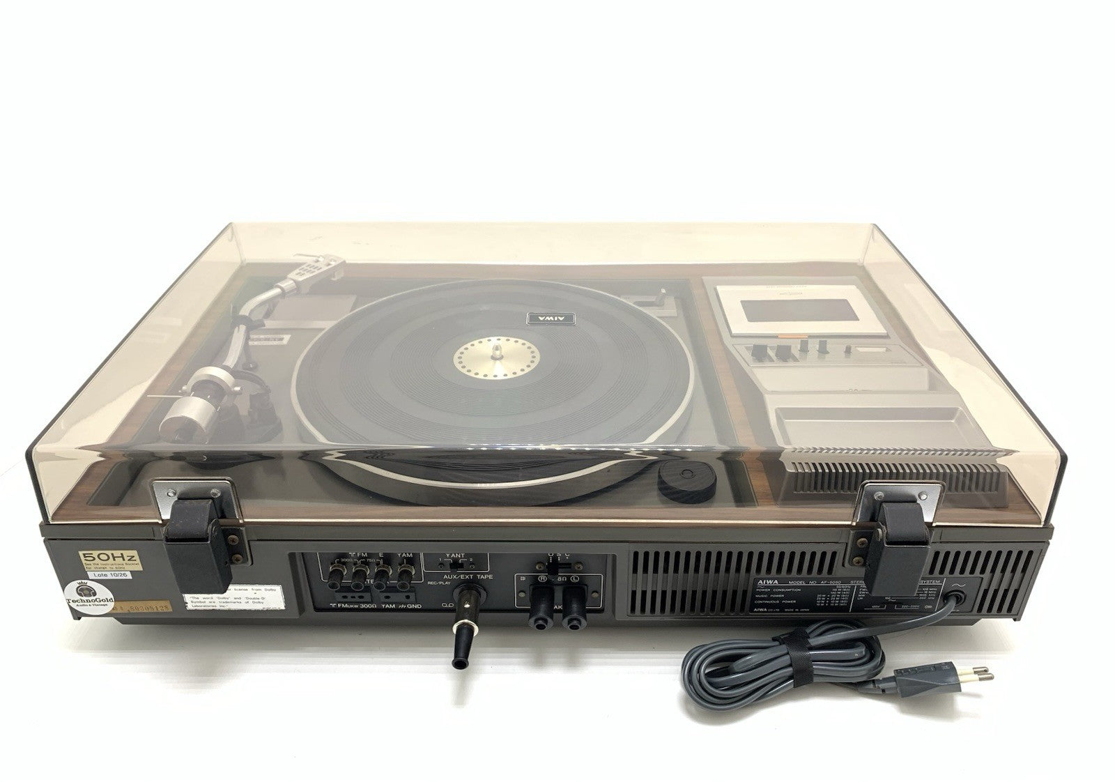 AIWA AF-5050 Turntable Cassette Radio Music Centre Japan Vintage 1977 Hi-Fi Good