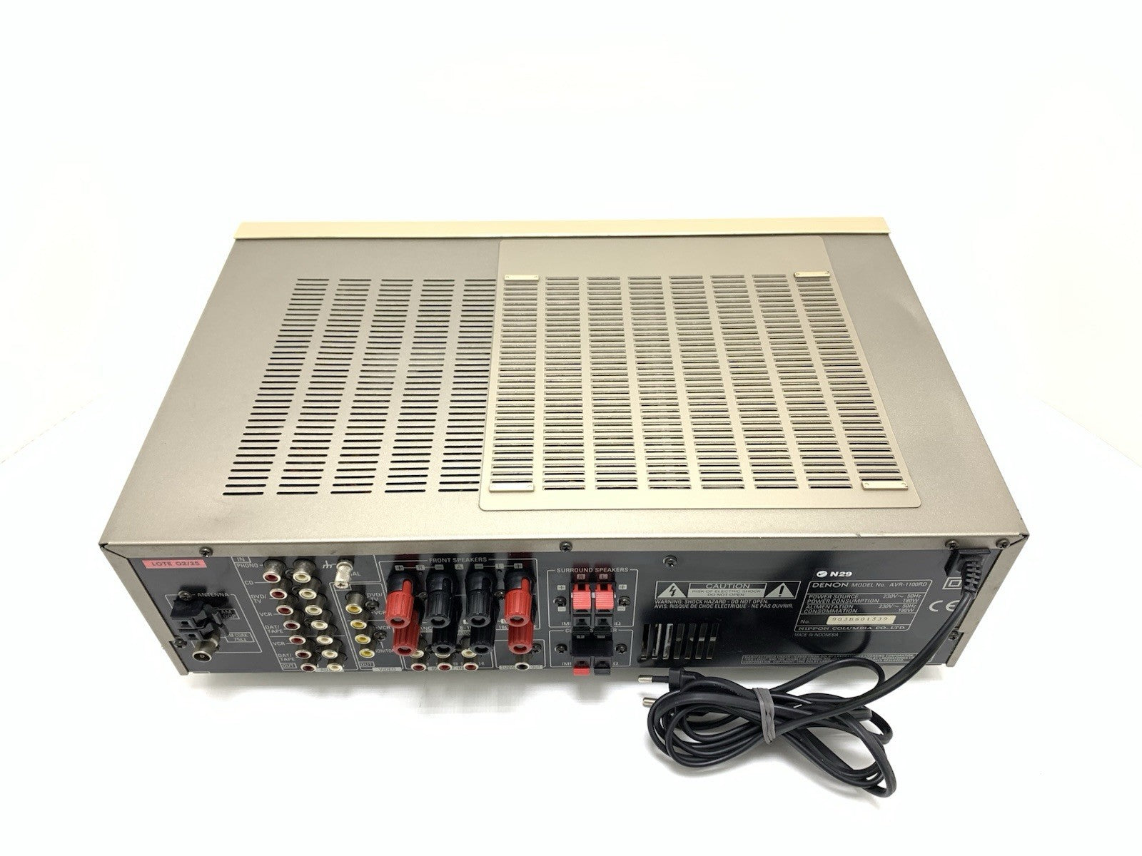 DENON AVR 1100 RD Digital 5.1 AV Surround Receiver 5 X 55 Watts RMS Vintage WORK