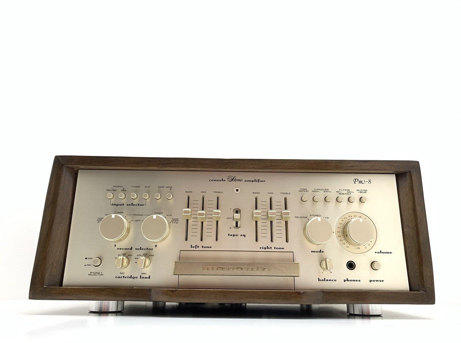 Marantz Pm 8 Console Stereo Verstärker Vintage Wood Box Refurbished Work