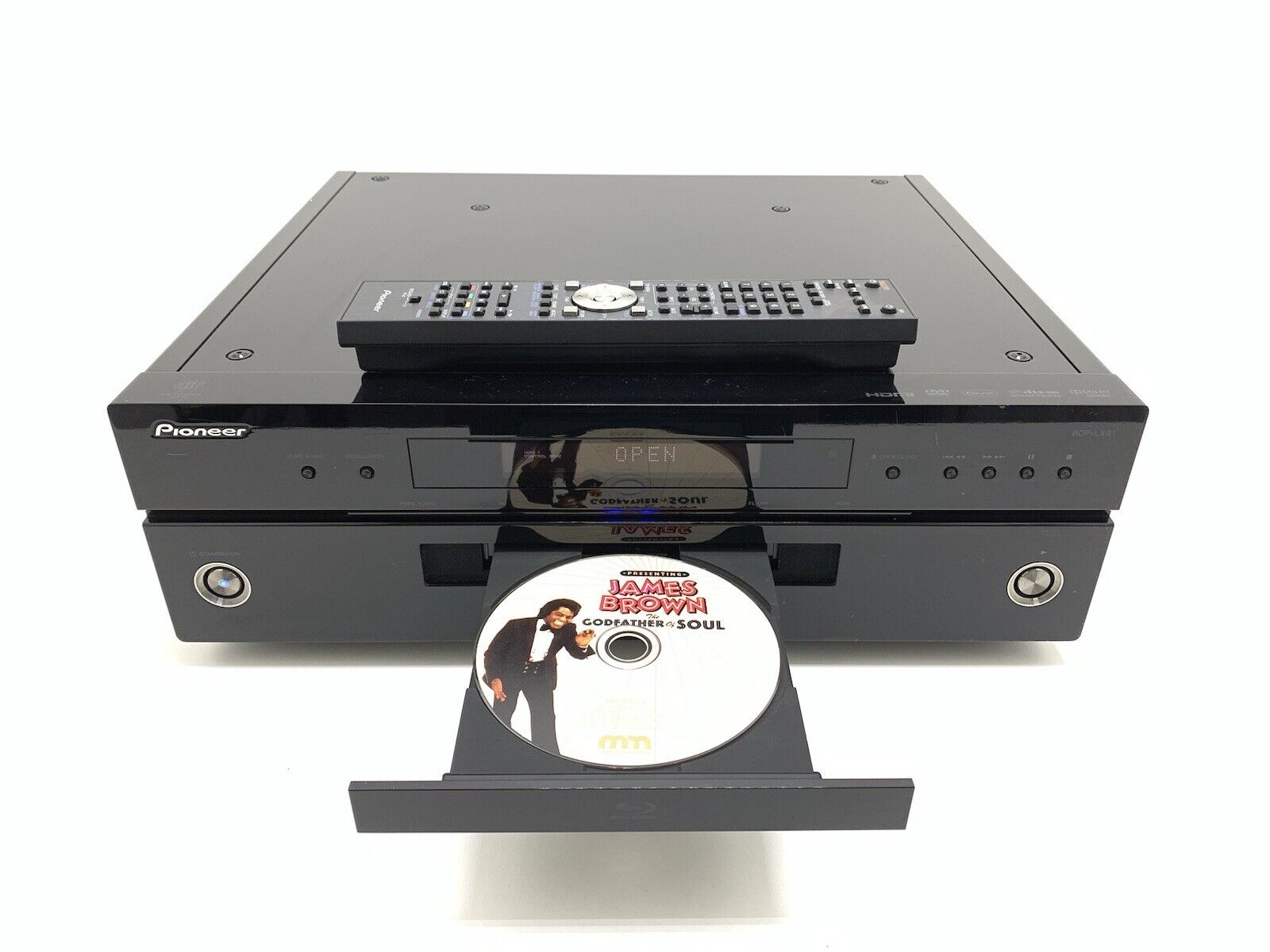 PIONEER BDP-LX91 Blu-Ray CD DVD Compact Disc Player with REMOTE WORK Good Look