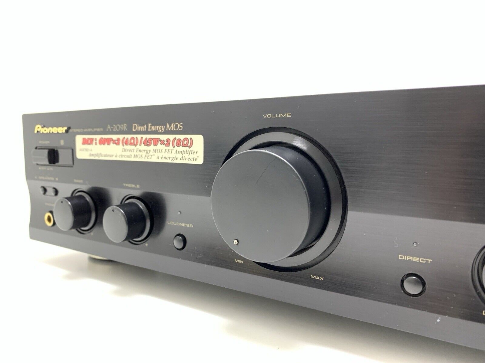 PIONEER A 209R Stereo Amplifier 35+35 Watts RMS Vintage 2000 WORK Good Look