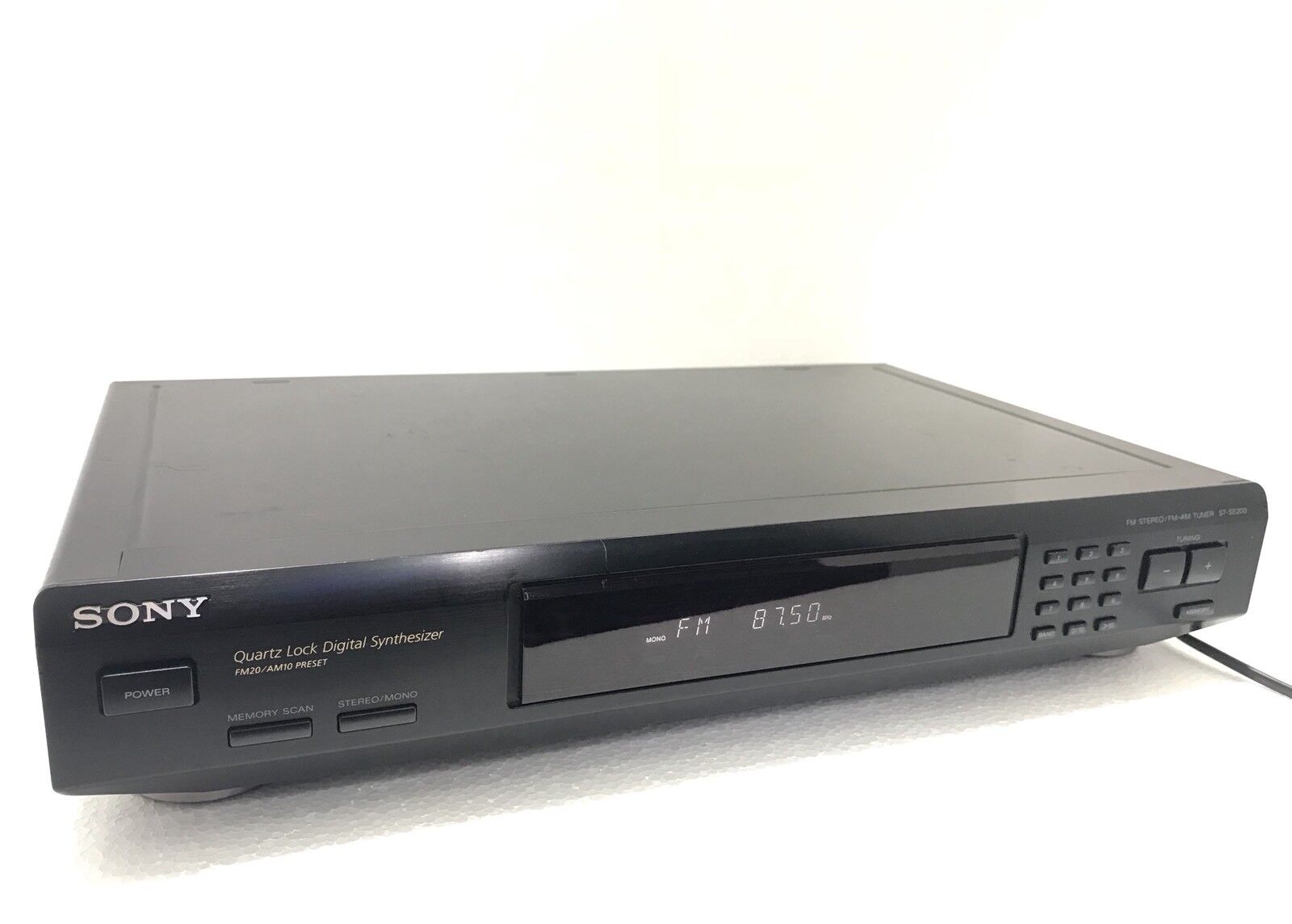 SONY ST-SE200 FM/AM RDS Stereo Digital Tuner Vintage 1996 Refurbished Like New