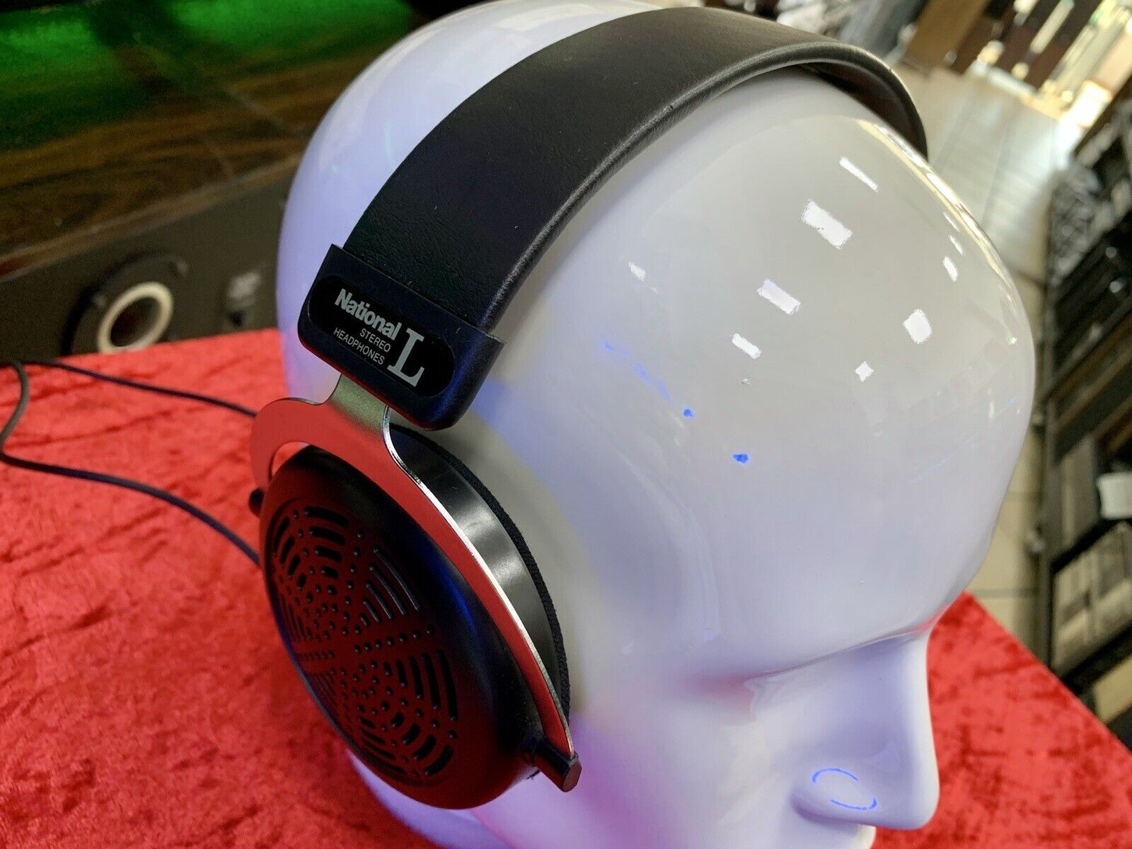 NATIONAL PANASONIC EAH-301 RARE Hi Fi Headphones Vintage JAPAN Market Good Look