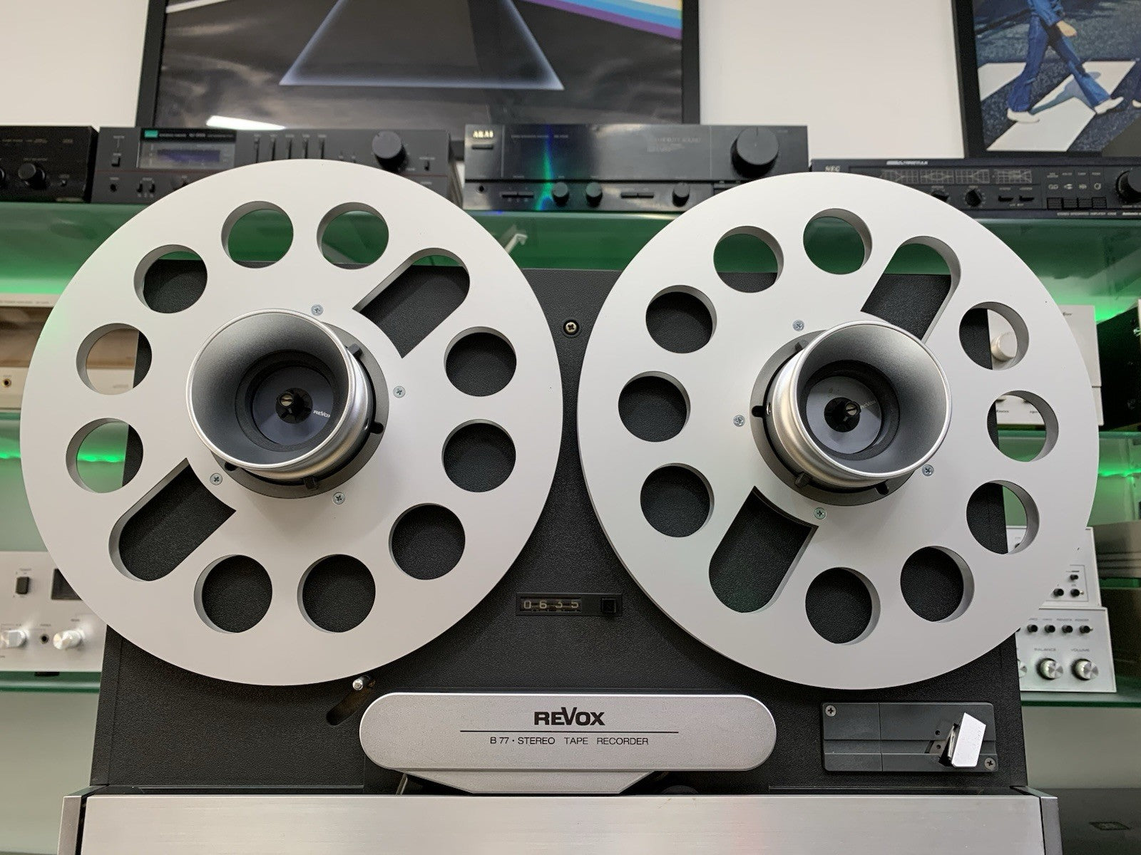 REVOX B-77 Reel to Reel 4 Track 10" Tape Vintage 1978 Refurbished WORK Good Look