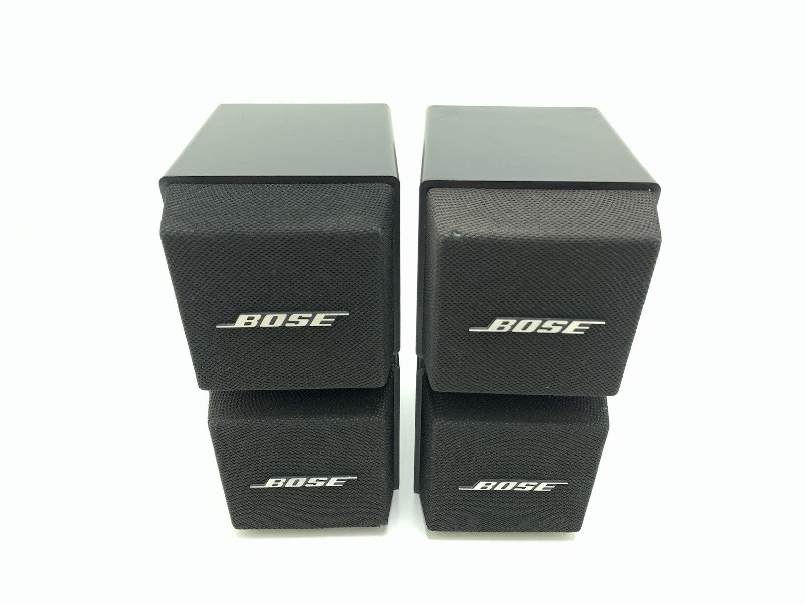 RARE BOSE 501X Direct Reflecting Double Cube Speakers Pair Vintage WORK GoodLOOK