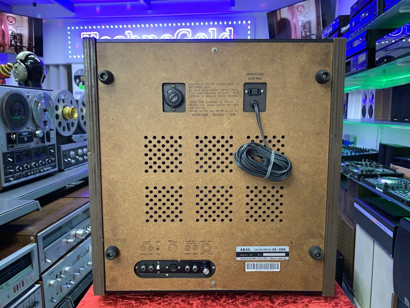 AKAI GX 260D Tape Reel to Reel 4Track 7" Vintage 1973 AutoReverse WORK Good Look