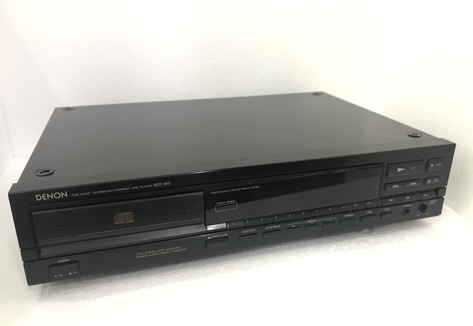 DENON DCD 910 Digital Compact Disc Player High End Vintage 1989 Good Look