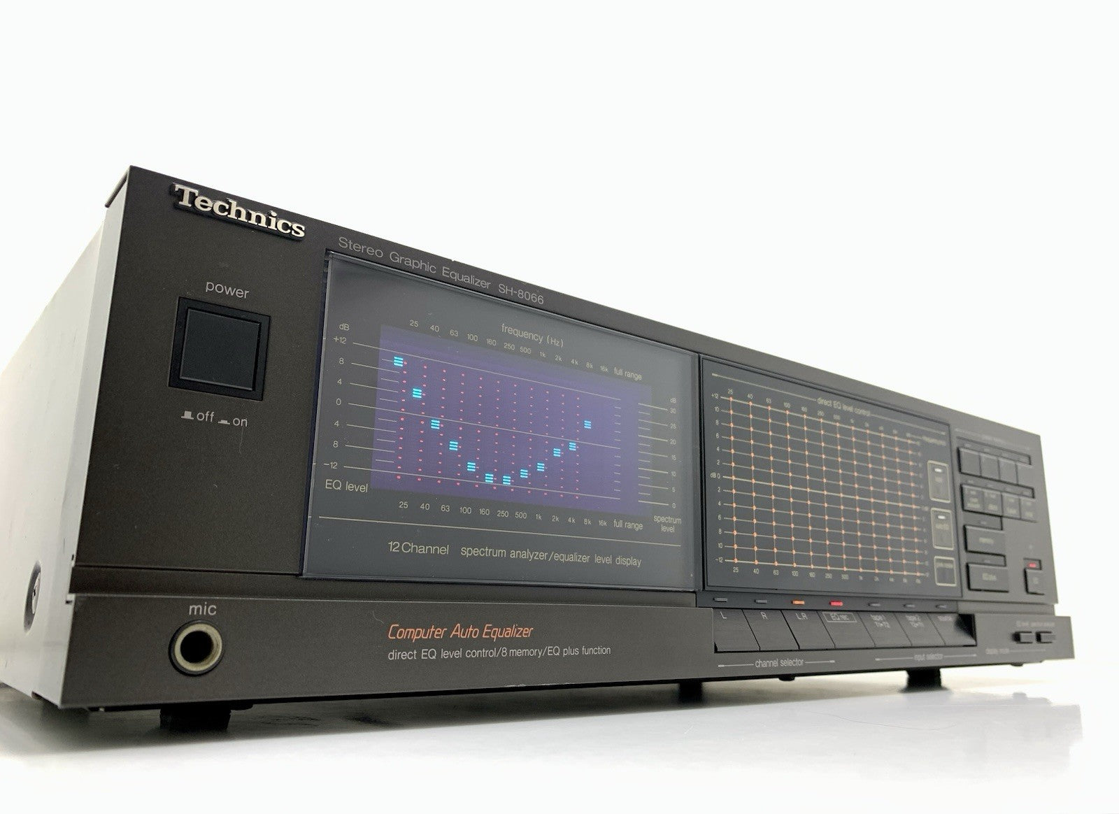 TECHNICS SH 8066 Stereo Graphic Equalizer Spectrum Analyzer Vintage 1984 GodLook