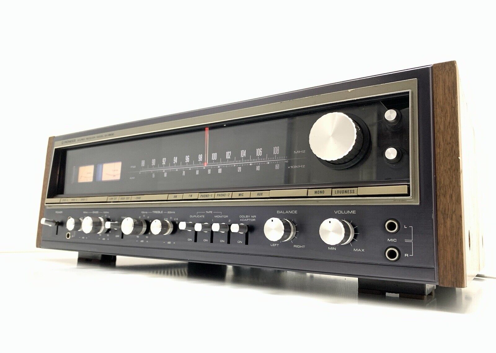 PIONEER SX 9930 AM FM Stereo Receiver 70+70Watts RMS Vintage 1974 WORK Good LOOK