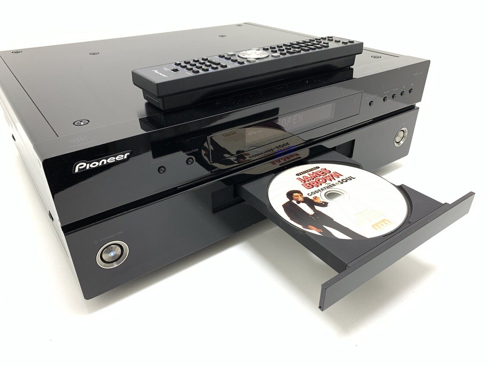 PIONEER BDP-LX91 Blu-Ray CD DVD Compact Disc Player with REMOTE WORK Good Look