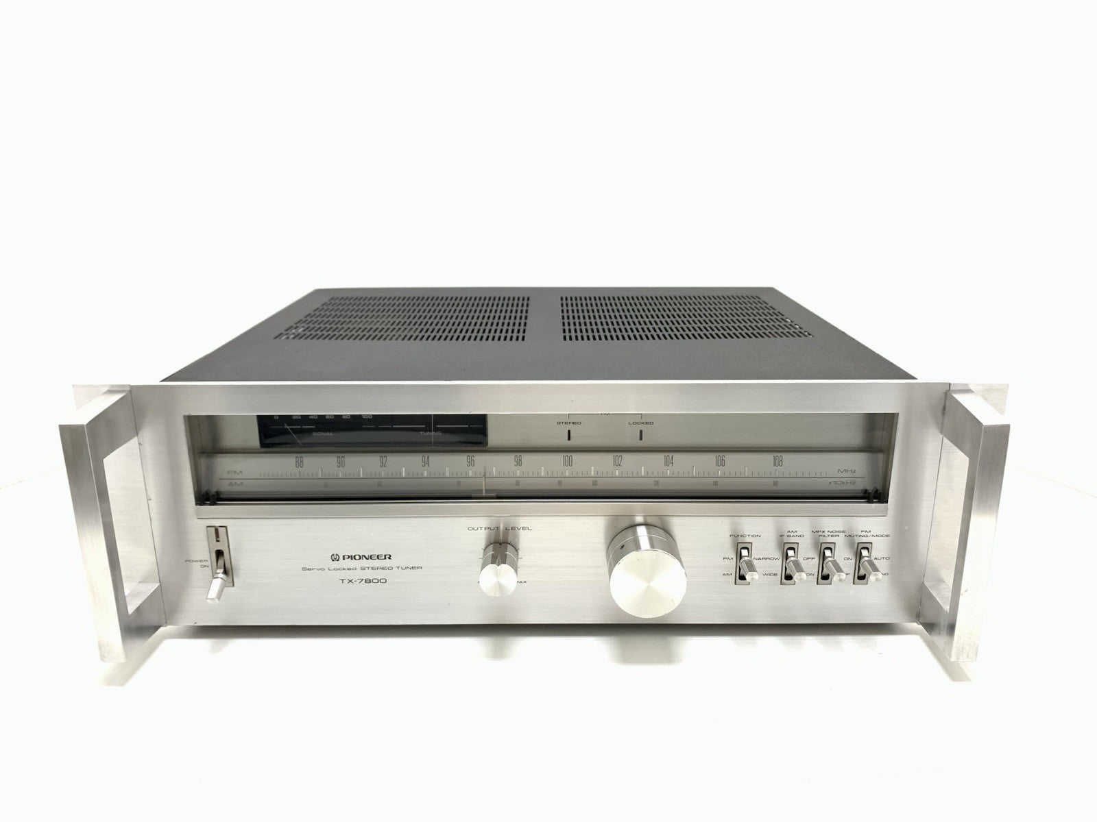 PIONEER TX 7800 AM/FM Stereo Tuner Rack Handless 19" Vintage 1979 WORK Good Look