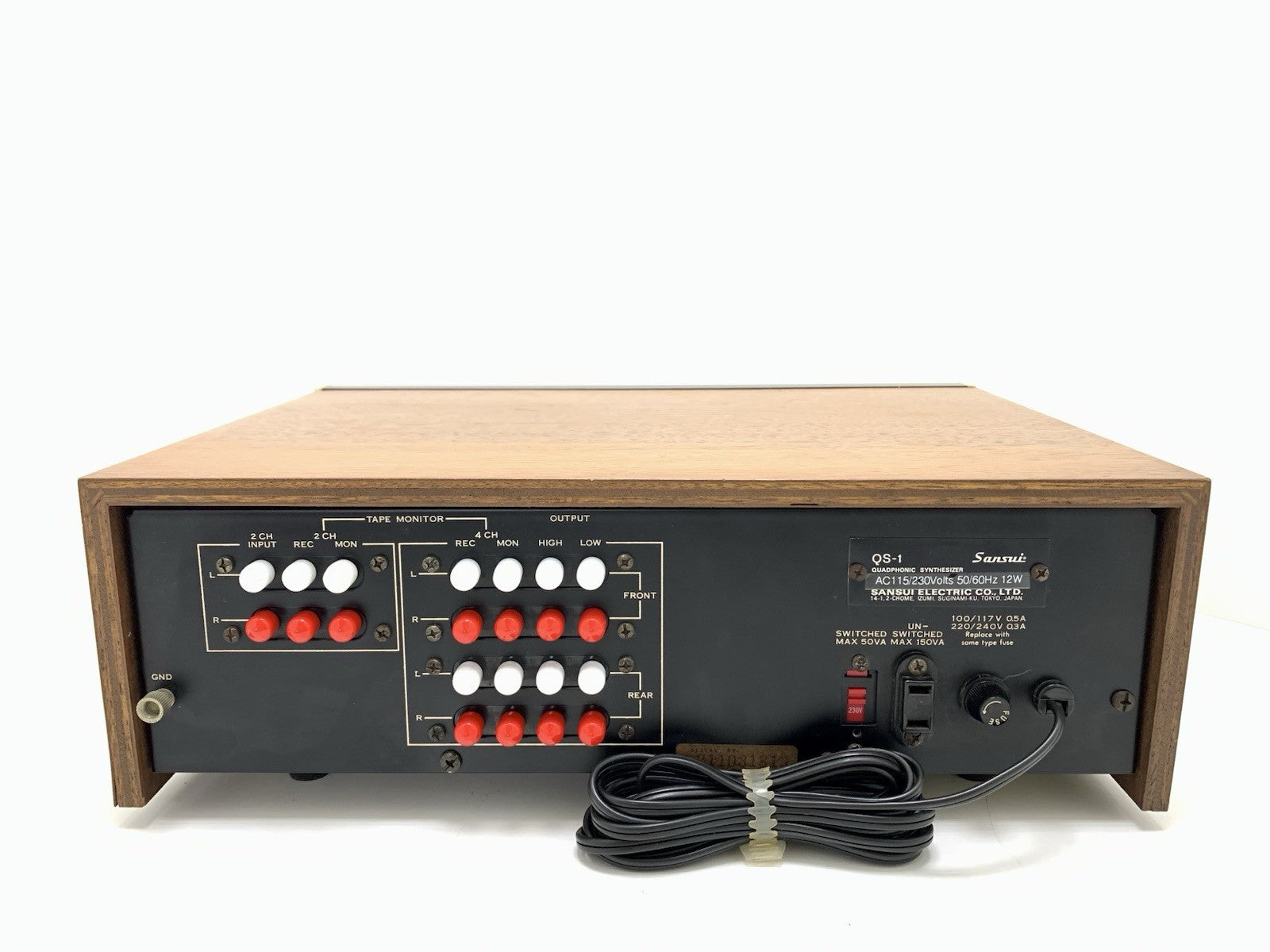 SANSUI QS 1 Synthétiseur Quadraphonique Décodeur