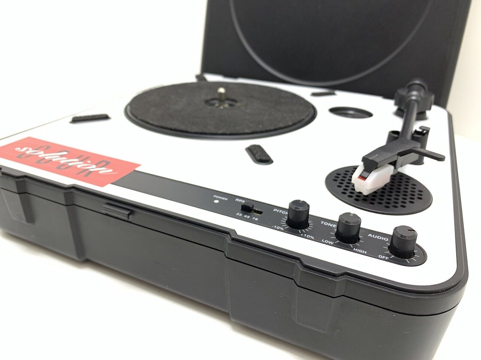 NUMARK PT-01 USB Turntable Belt Drive Portable 3 Speed Vintage Work Good Look