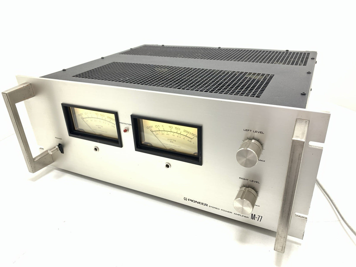 PIONEER M 77 SPEC 2 Stereo Power Amplifier  2 X 250 W RMS Vintage Work Good Look