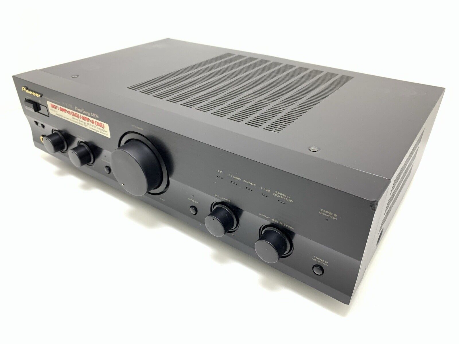 PIONEER A 209R Stereo Amplifier 35+35 Watts RMS Vintage 2000 WORK Good Look