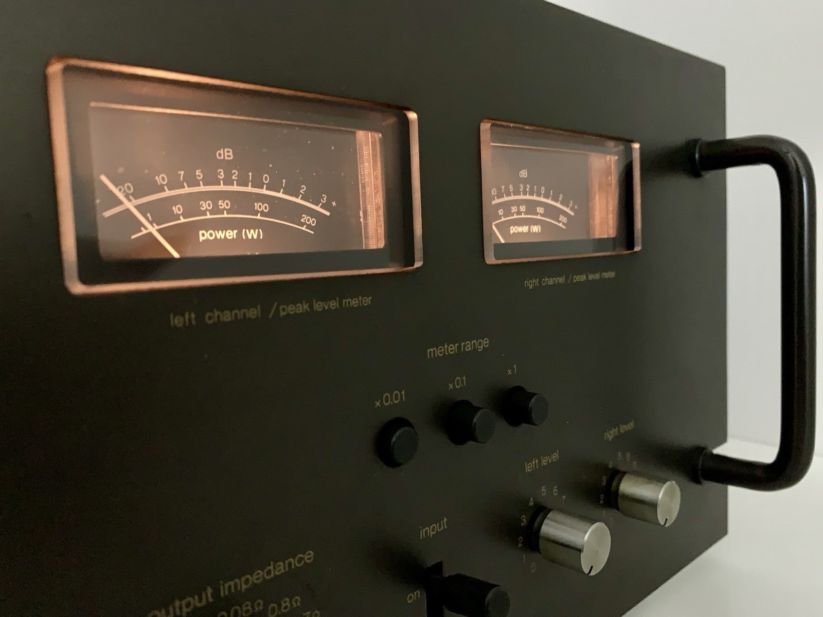 TECHNICS SE 9600 Power Amplifier 2 X 110 Watts RMS Vintage 1975 WORK GOOD LOOK