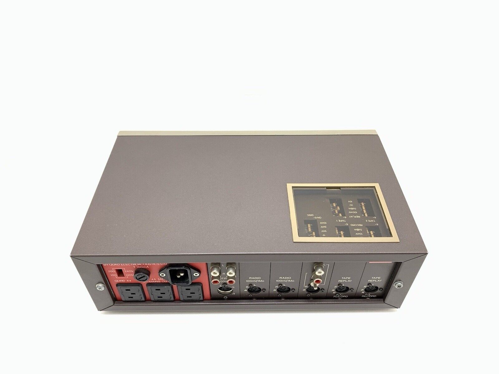 QUAD 44 Stereo Preamp Pre Amplifier High End Vintage 1978 Work Good Look