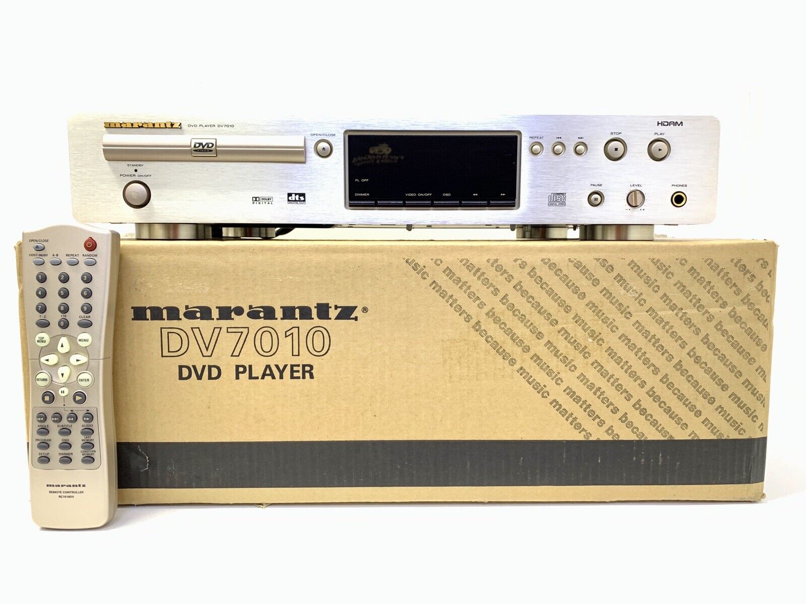 MARANTZ DV-7010 DVD CD Compact Disc with Remote & Original BOX Working Like New