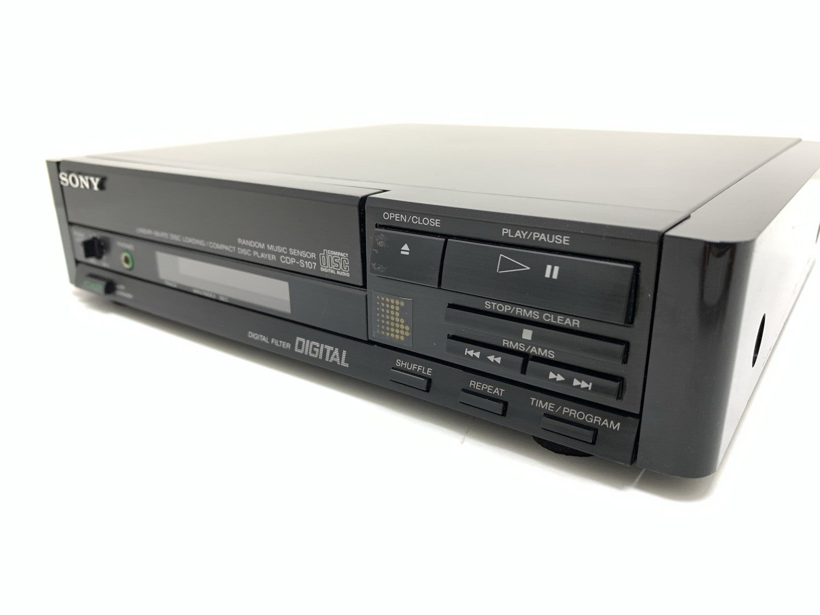 SONY CDP S107 CD Digital Compact Disc Player 20 Bits Vintage 1989 Work Good Look