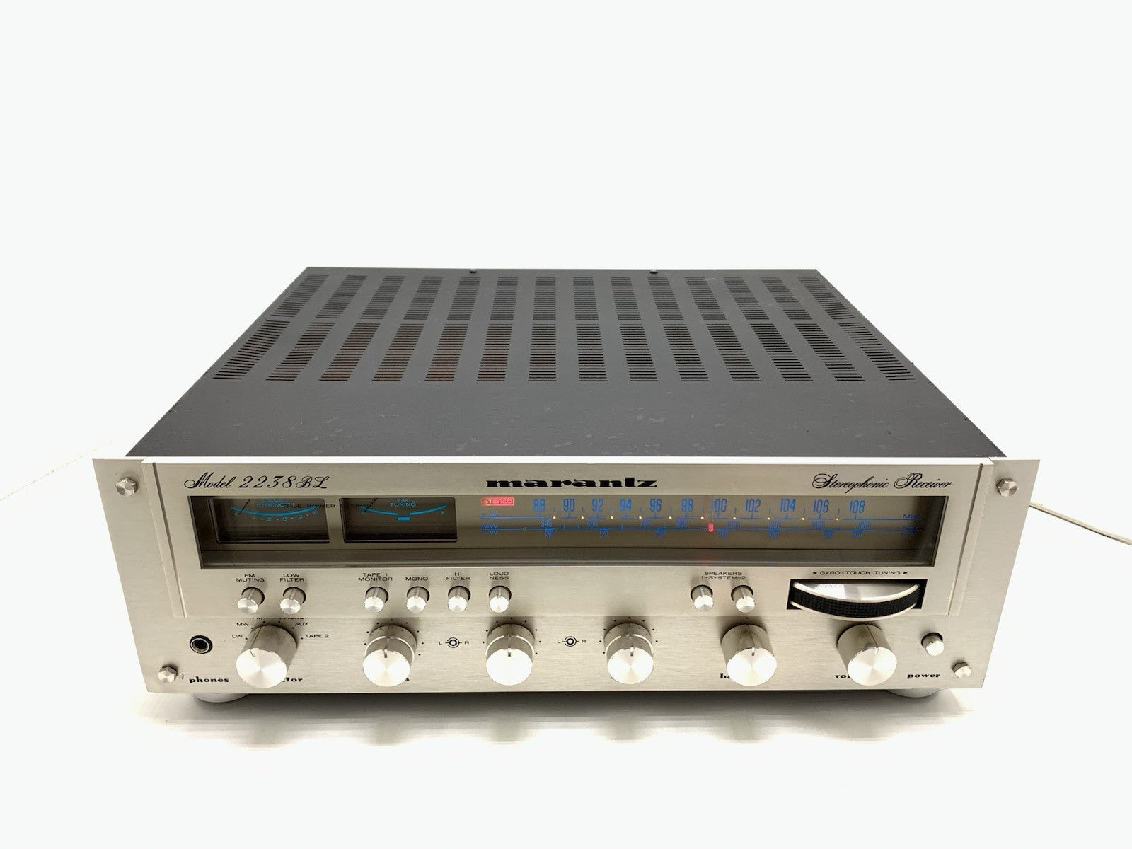 MARANTZ 2238BL Stereo Receiver 2X 42 Watts RMS Vintage 1977 RARE WORK Good Look