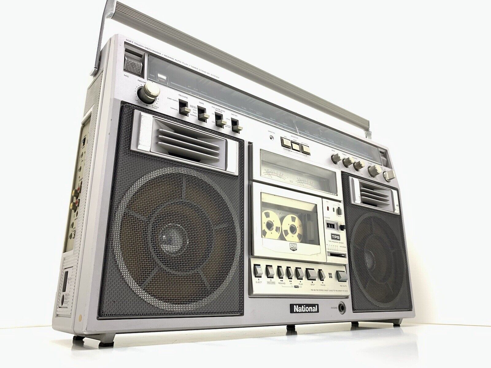 NATIONAL PANASONIC RX-5600 BOOMBOX STEREO Radio Cassette Vintage Work Good Look