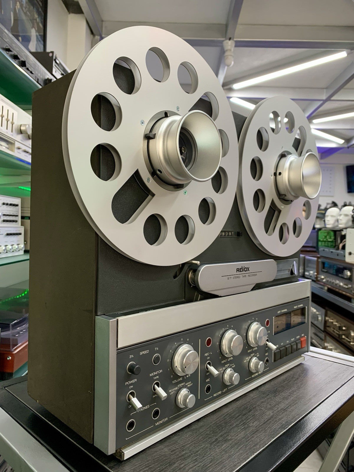 REVOX B-77 Reel to Reel 4 Track 10" Tape Vintage 1978 Refurbished WORK Good Look