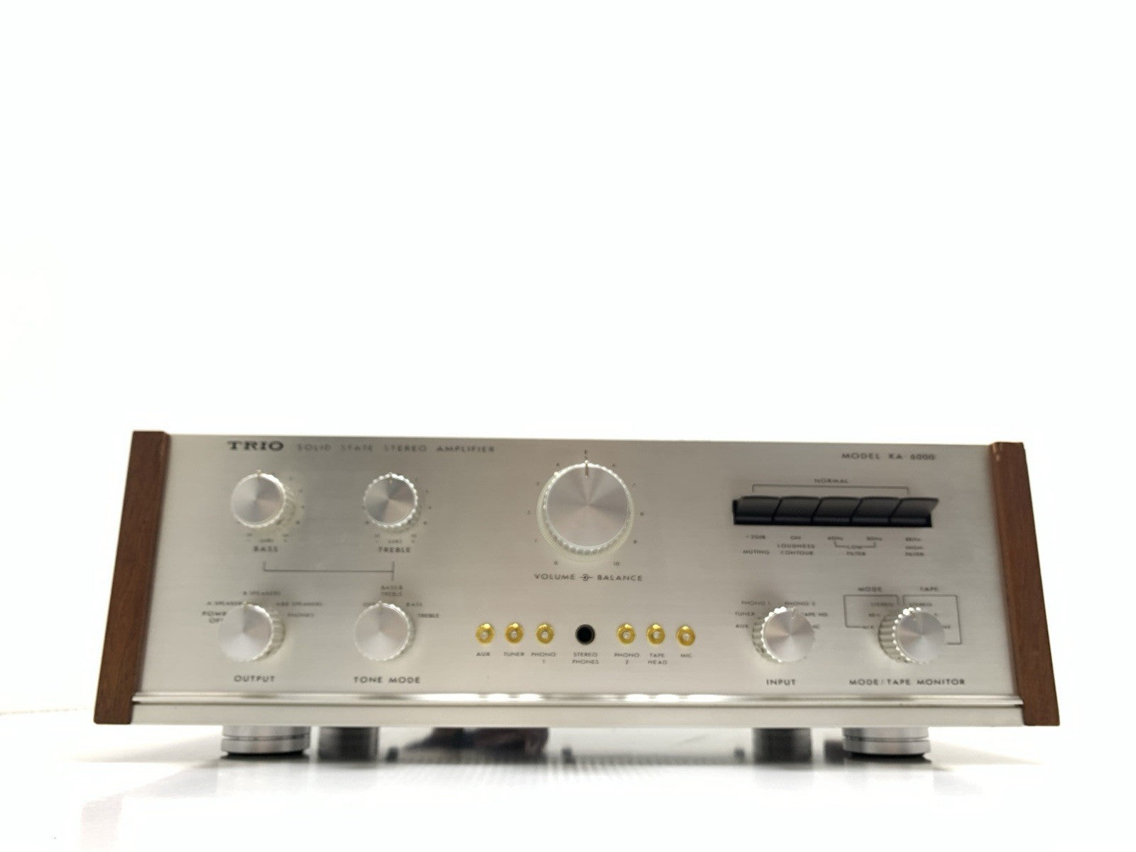TRIO KENWOOD KA 6000 Legendary  Amplifier 45+45W RMS Vintage 1968 WORK Good Look