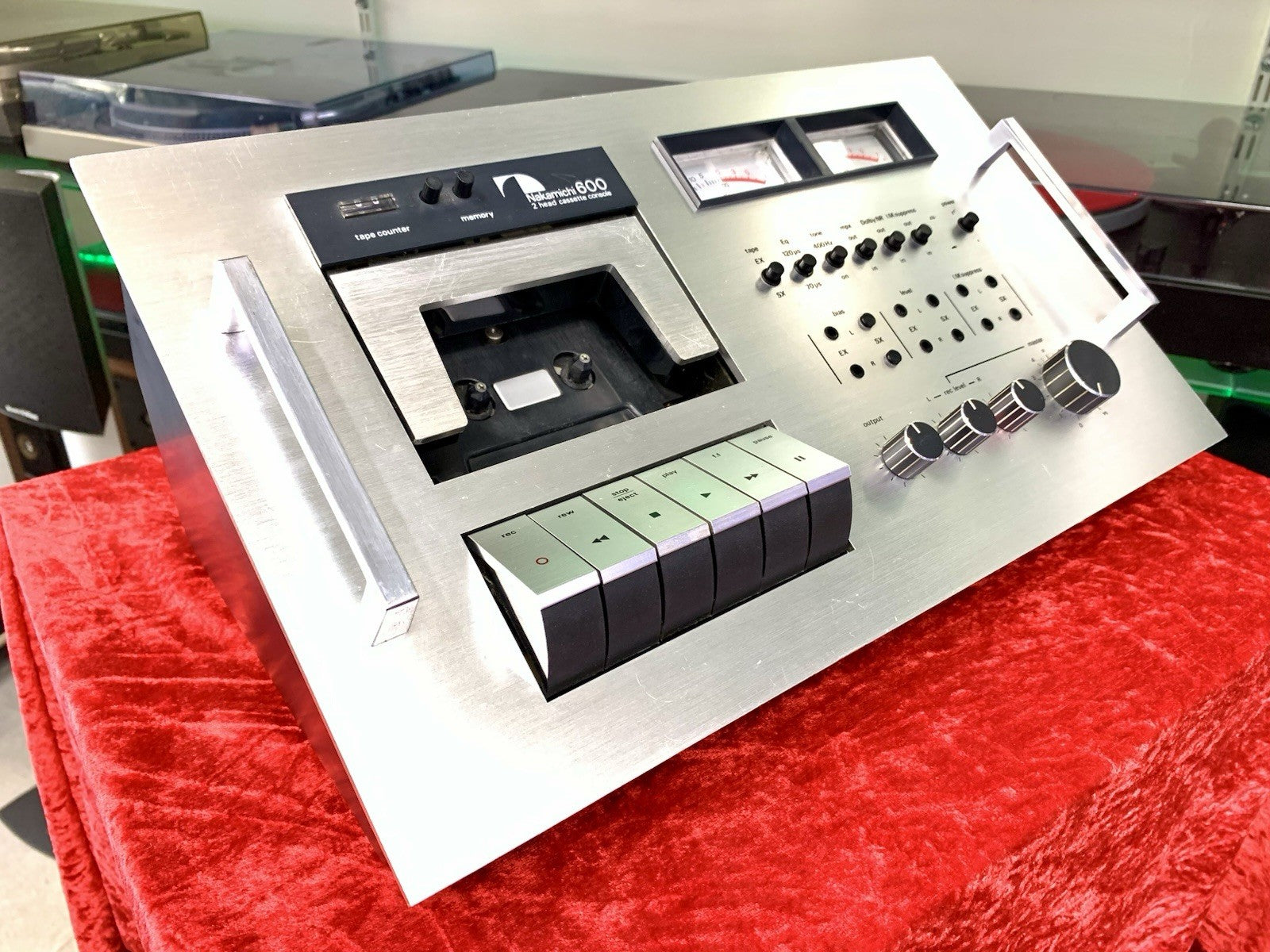 NAKAMICHI 600 High End 2 Head Cassette Tape Deck Vintage 1975 WORK Good Look