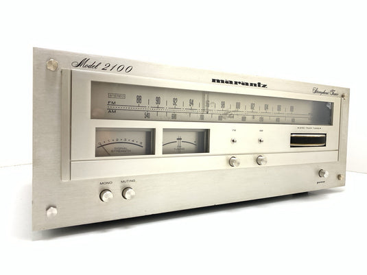 MARANTZ Model 2100 AM/FM Stereo Analog Gyro-Touch Tuner Vintage WORK Good Look