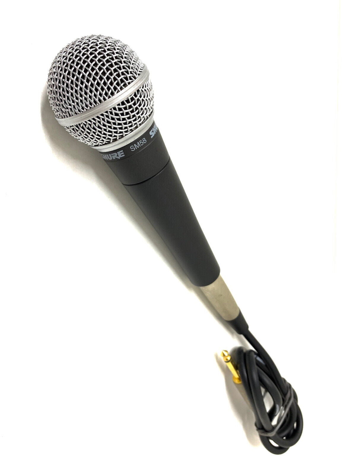 SHURE SM58 Cardioid Dynamic Microphone + XLR Cable Vintage Original From Japan