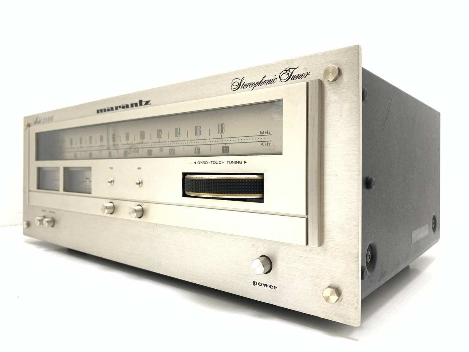 MARANTZ Model 2100 AM/FM Stereo Analog Gyro-Touch Tuner Vintage WORK Good Look