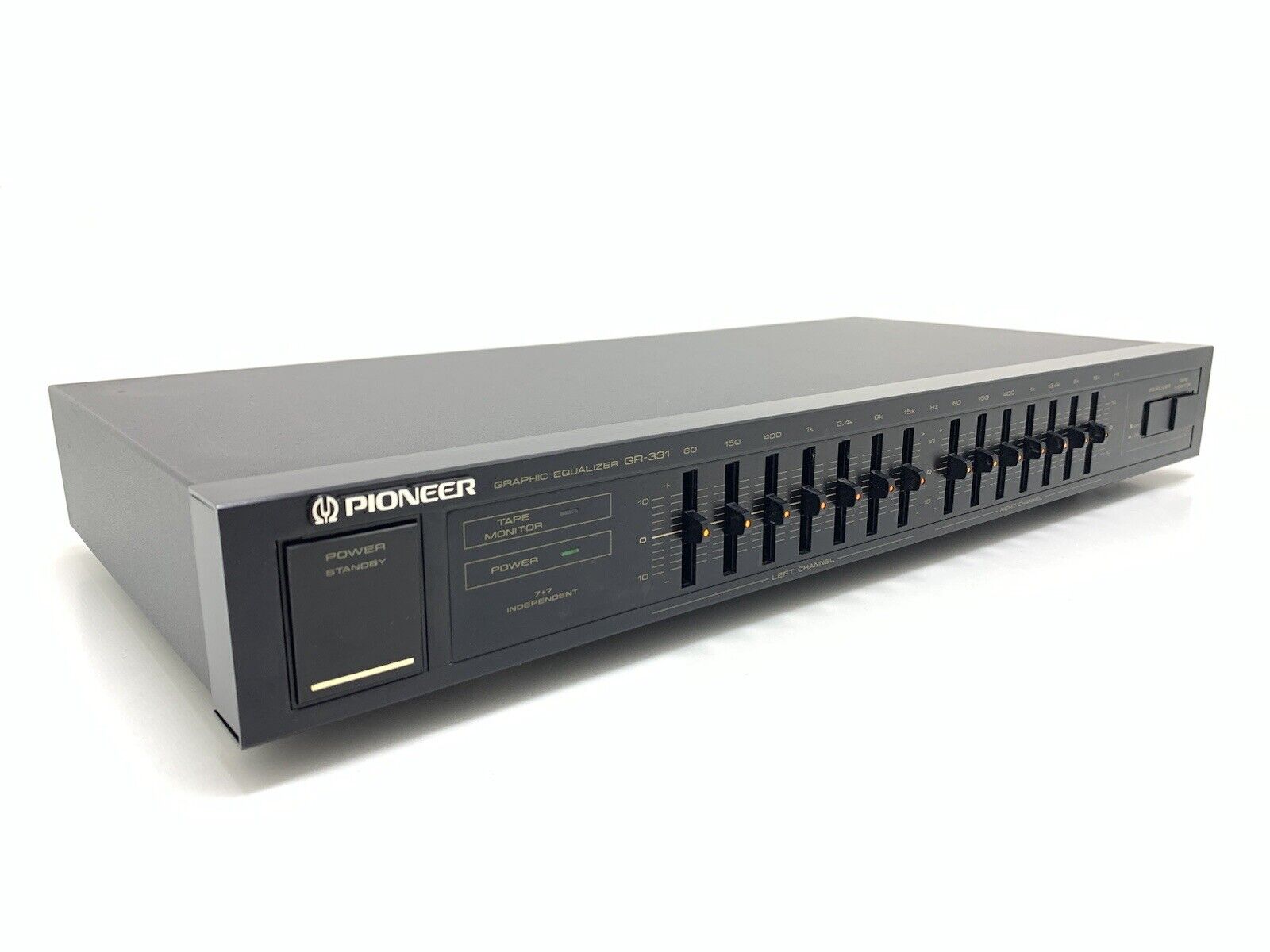 PIONEER GR 331 Stereo Graphic Equalizer 7 Bands Vintage 1987 Work HiFi Good Look