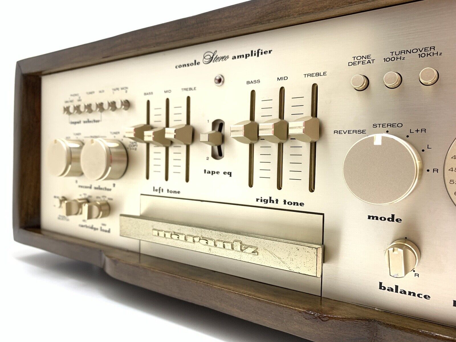 MARANTZ PM 8 Console Stereo Amplifier Vintage Wood BOX Refurbished WORK GoodLook