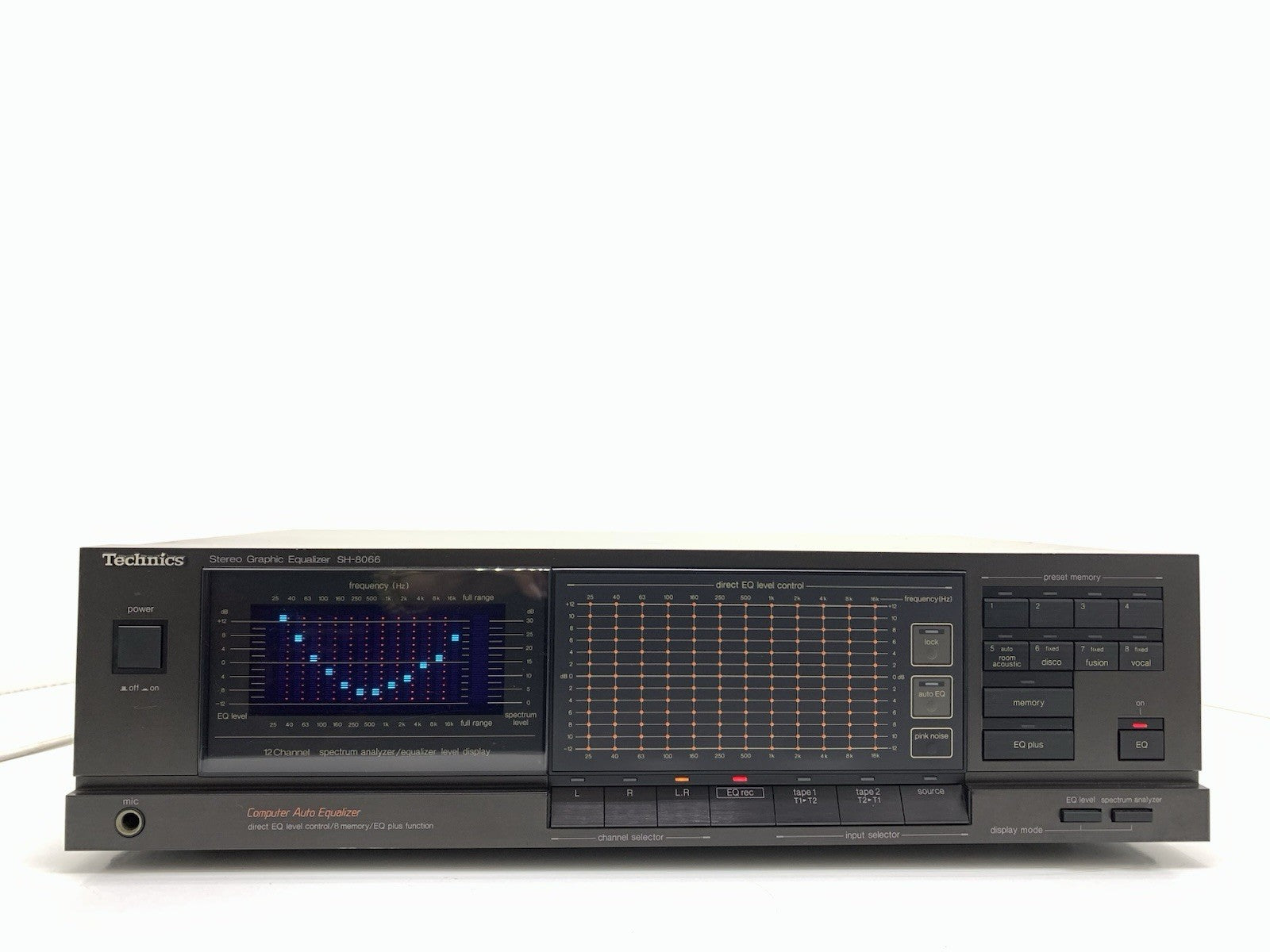 TECHNICS SH 8066 Stereo Graphic Equalizer Spectrum Analyzer