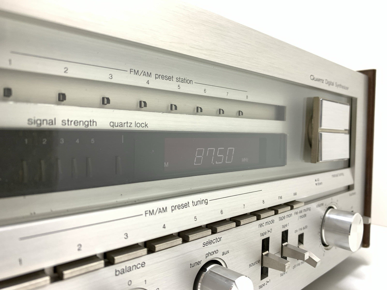 TECHNICS SA 616 AM/FM Stereo Receiver 2X80 Watts RMS Vintage 1980 WORK GOOD LOOK