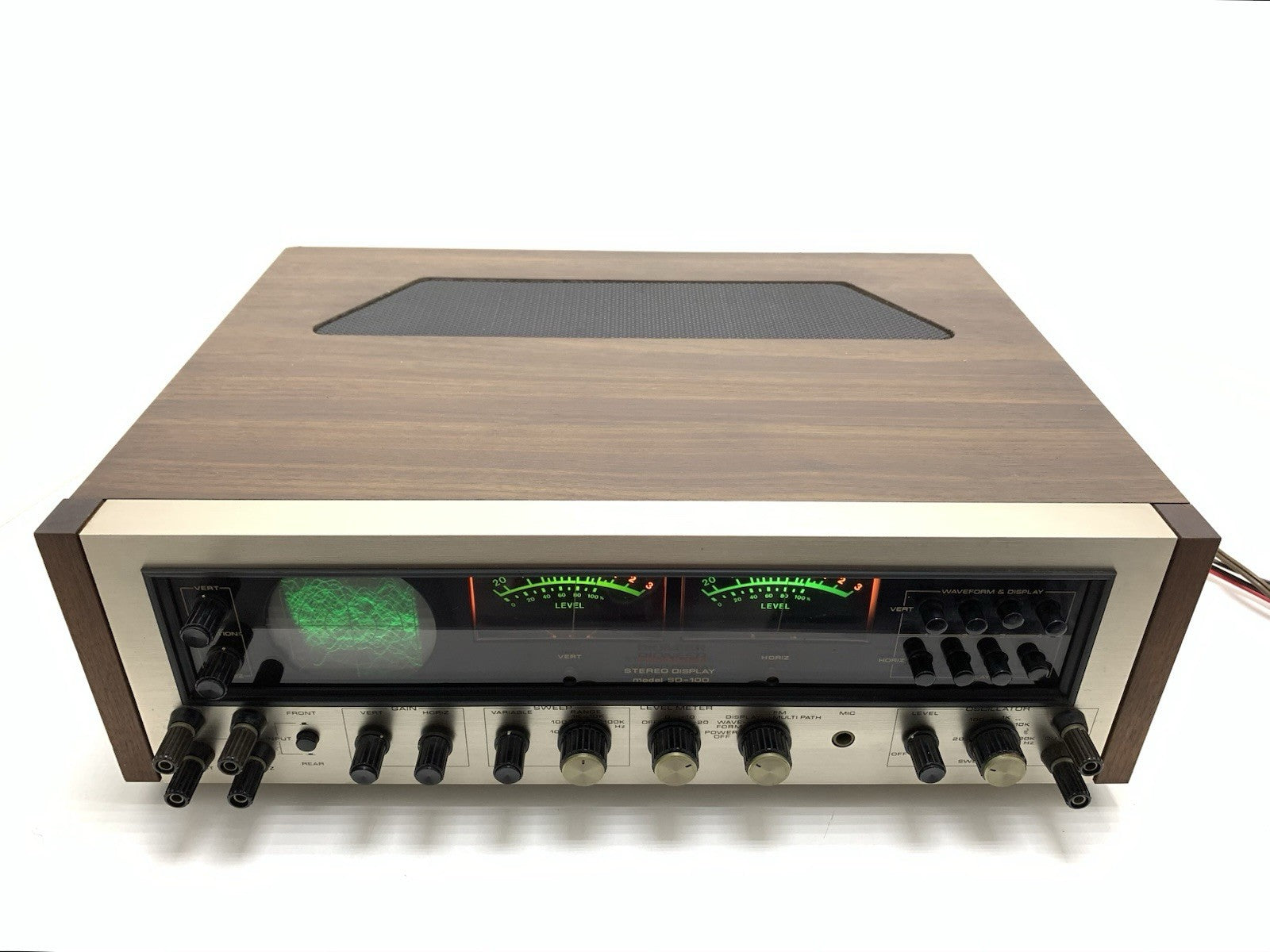 PIONEER SD 100 Stereo Display Audio Scope VERY RARE Vintage 1971 WORK Good Look