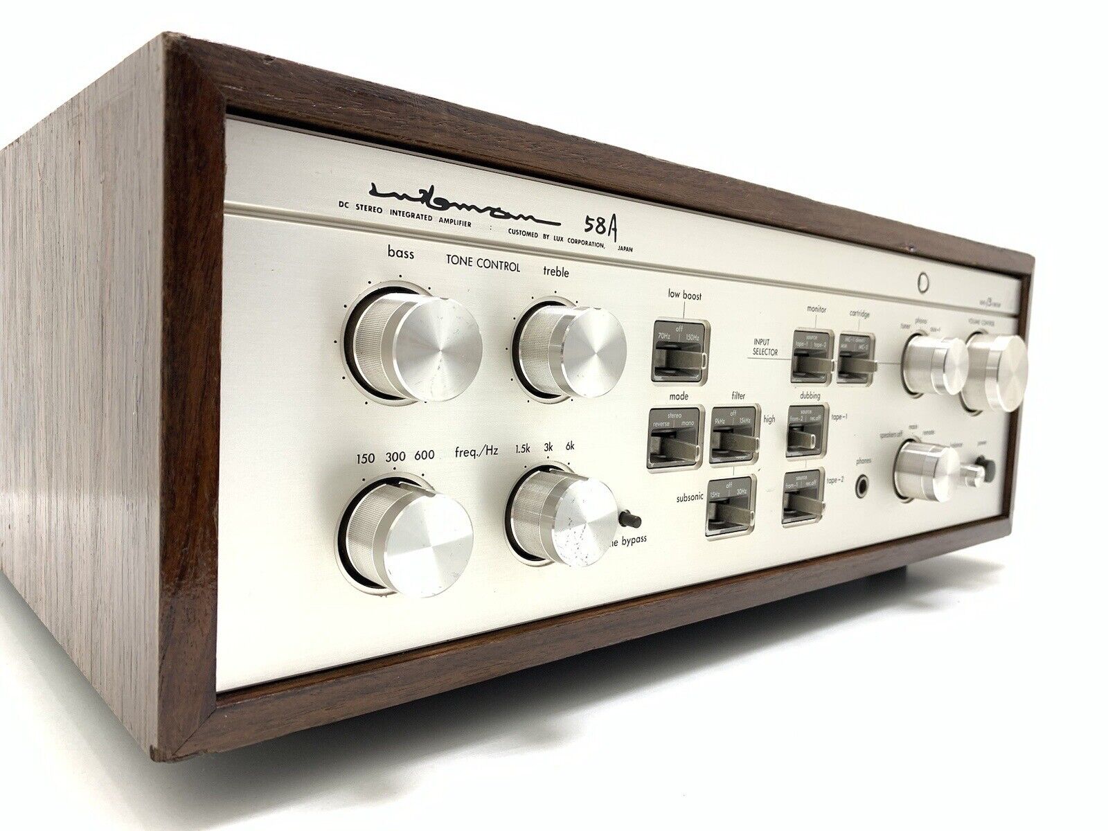 LUXMAN L 58A Stereo Integrated Amplifier 2X 100W RMS Vintage 1980 WORK Good Look