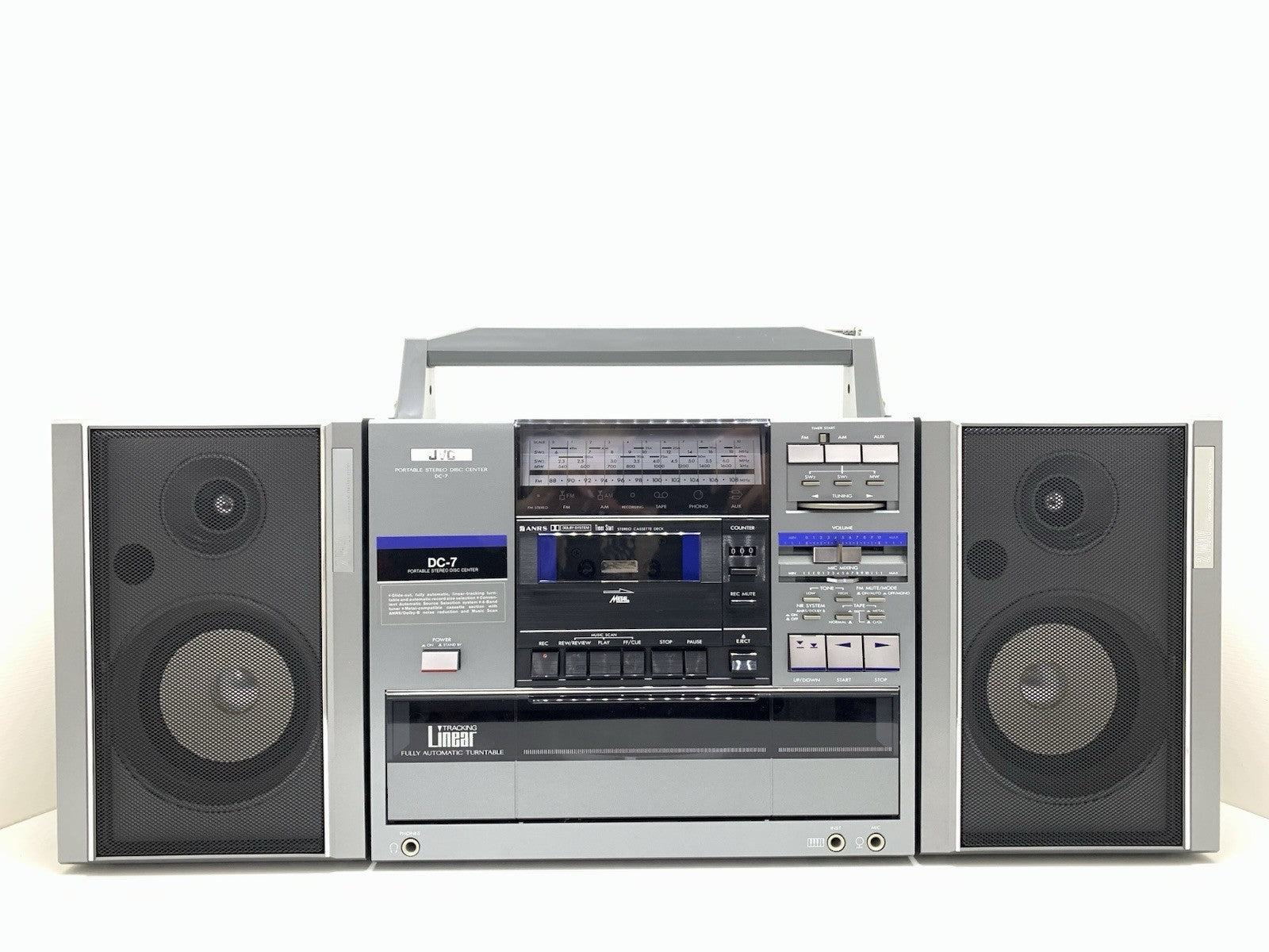 JVC DC7 BOOMBOX STEREO Radio Cassette Turntable Vintage OLD STOCK NEW NEVER USED