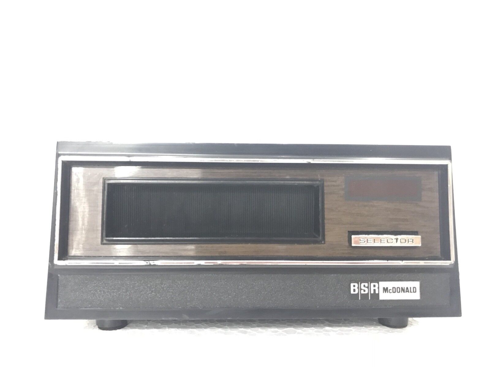 BSR McDONALD TD 8S Stereo 8-Track Playback Deck Vintage Working 220 V Good Look