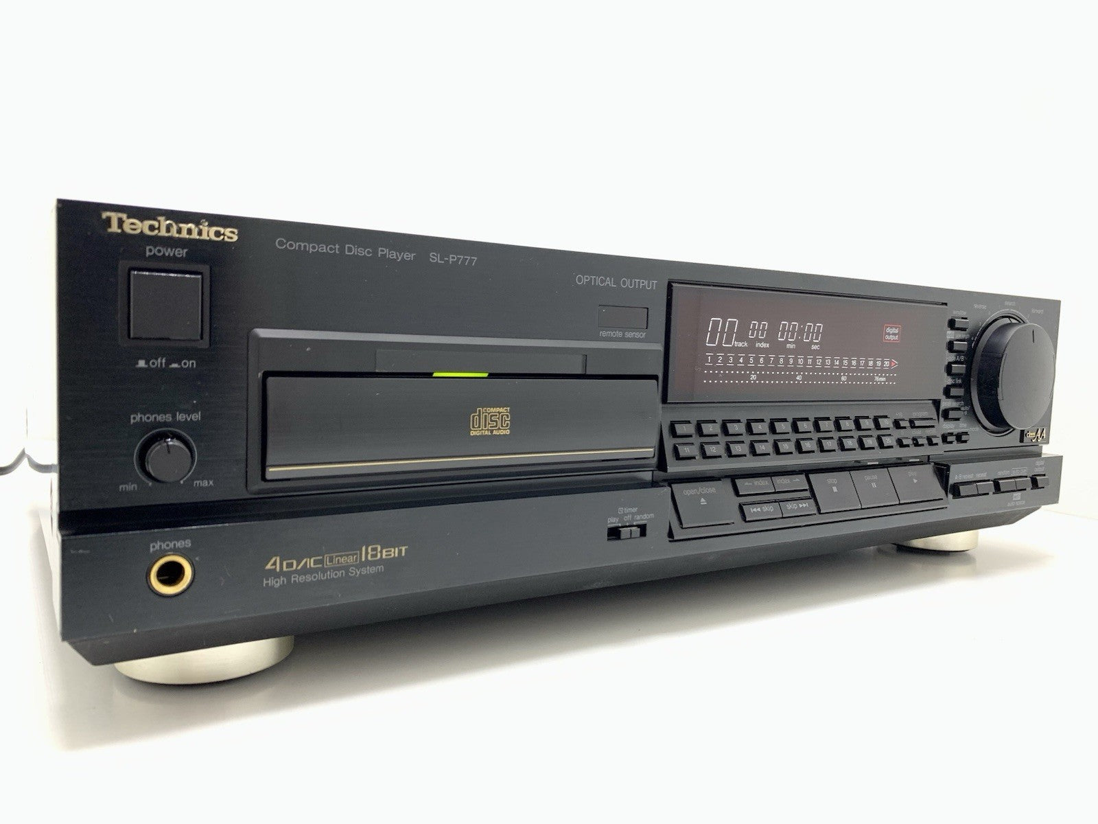 TECHNICS SL P777 CD Stereo Compact Disc Player Vintage 1989