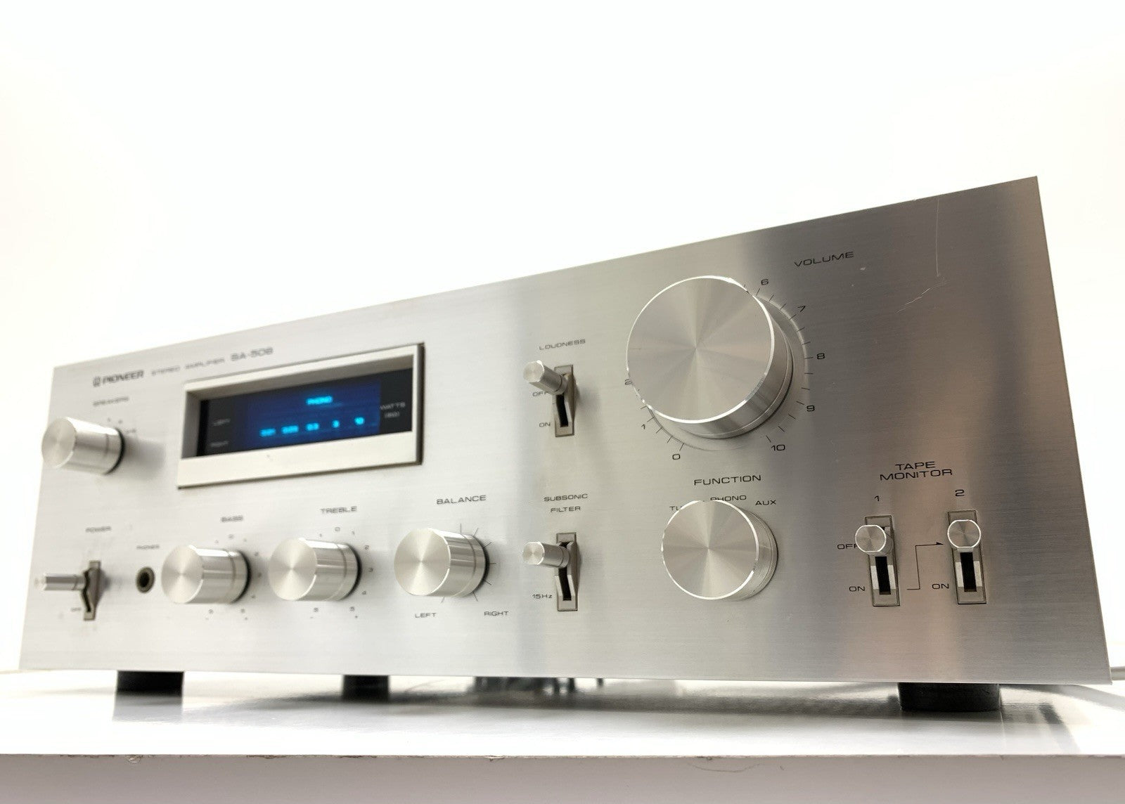 PIONEER SA 508 Stereo HiFi Amplifier 25+25 Watts RMS Vintage 1979 WORK GOOD LOOK