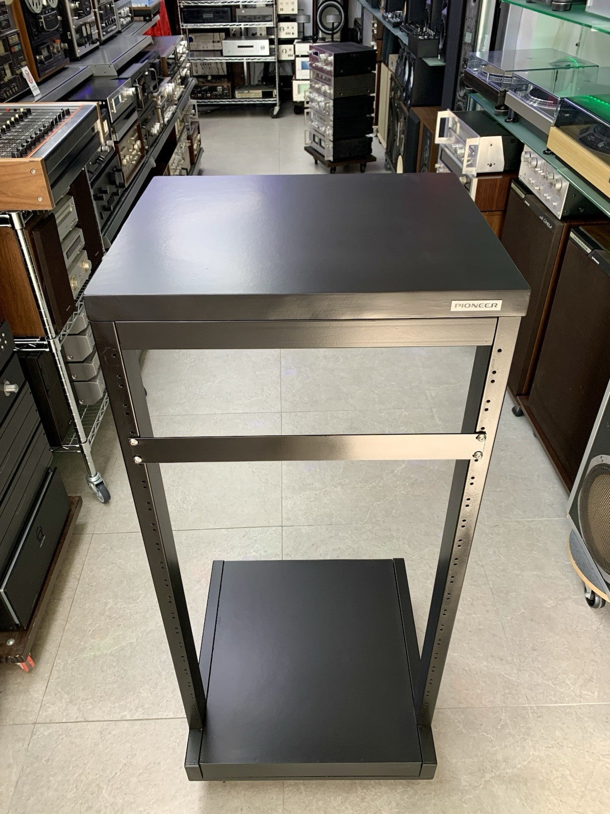 PIONEER JA-R2S BLACK SPEC Audio Rack 19" Wheeels (Replica 1:1) 21 Rack Units NEW