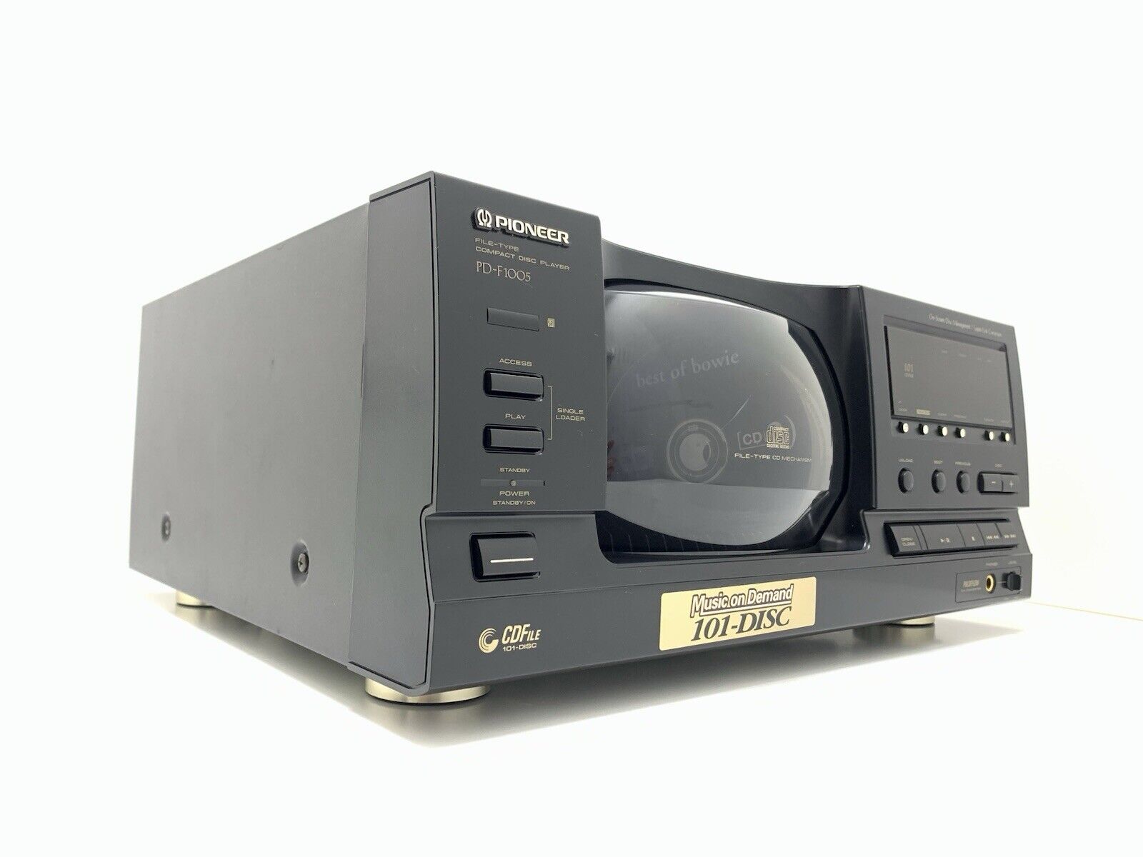 PIONEER PD F1005 Compact Disc 101 CDs Multi Player Vintage 1996